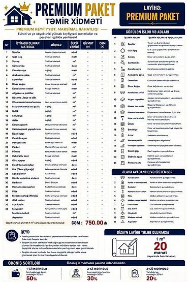 ремонт ванной: Premium Paket Bütün kateqoriyalar • Xidmətlər və biznes • Təmir və — 1