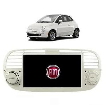 Audio oprema za auto: Android multimedija za Fiat 500 (ugrađeni panel sa belim okvirom i — 2