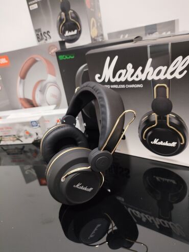 marshall qulaqcıq: Marshall brendinin qulaqlıqı çox keyfiyyətli məhsullardır ♦️Bluetooth