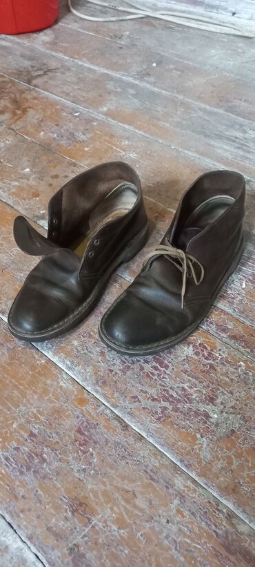 кожаная мужская обувь бишкек: Мужские ботинки Clarks нат толстая кожа, размер 41,5. 42