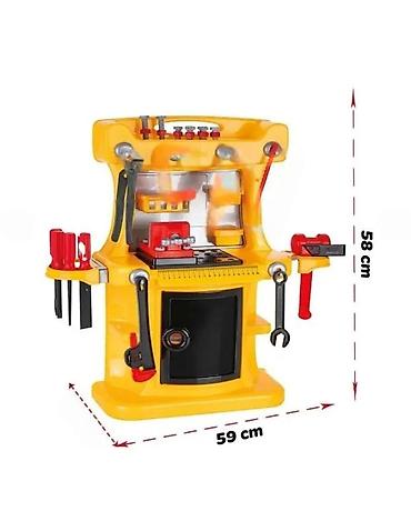 Dečije radionice i alati: Pilsan Toy Workbench and Tool Set – dečja radionica sa alatima (50 — 4