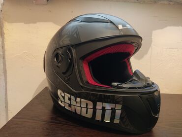 Moto dəbilqələr: Kask Ls2 normal vezyetde M razmer vizoru yoxdu intercom ile birlikde