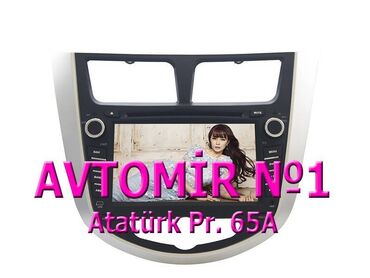 avto monitor: Hyundai Accent 2010-2016 üçün DVD-monitor. AVTOMİR 1 DVD-monitor ve