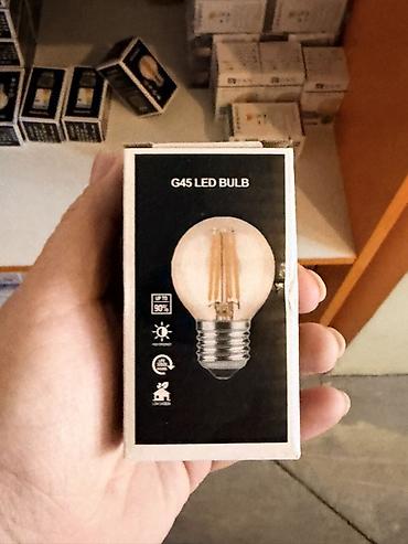 свето лампа: Светодиодная лампа G45 LED Bulb (филаментная) - Форм-фактор: G45 — 1