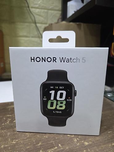 honor band 5 бишкек: Б/у, Смарт-часы, Honor, Водонепроницаемый, цвет - Черный — 1