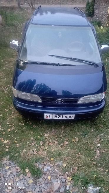Toyota Previa: 1991 г., 2.4 л, Механика, Бензин, Минивэн at lalafo.kg Toyota Previa: 1991 г., 2.4 л, Механика, Бензин, Минивэн