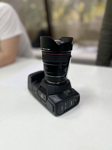 Видеокамеры: Кинокамера Blackmagic Pocket Cinema Camera с установленным — 1