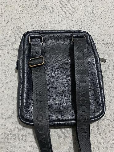 Барсетки: Барсетка, Uniqlo, Материал: Натуральная кожа, Регулируемый ремень, Разделенные отделения, Новый — 2