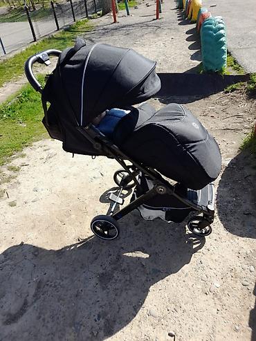 Коляски: Коляска, цвет - Черный, Б/у — 4