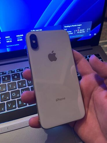 Apple iPhone: IPhone X, 64 GB, Ağ, Face ID