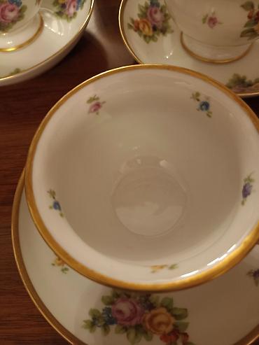 Çay dəstləri və servizlər: Çay dəsti, rəng - Ağ, Farfor, 6 nəfərlik, Almaniya — 20