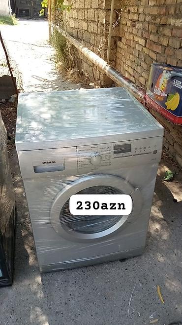 Məişət texnikası: Siemens ön yükleməli paltaryuyan maşın - Rəng: gümüş/metallik - — 1