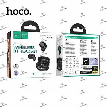 e book: Наушники Hoco EQ25 в стильном чёрном исполнении - беспроводное — 7