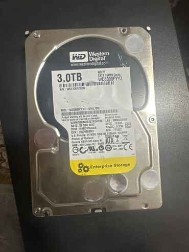 оперативная память ddr3 16gb: Накопитель, Western Digital (WD), HDD, 3 ТБ, 3.5", Для ПК