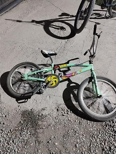 BMX детский/подростковый велосипед - Рама стальная, окраска мятного