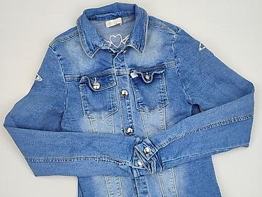 hm jeans: Dziecięca kurtka jeansowa, 14 lat, 158-164 cm, Happy, stan - Bardzo dobry — 1
