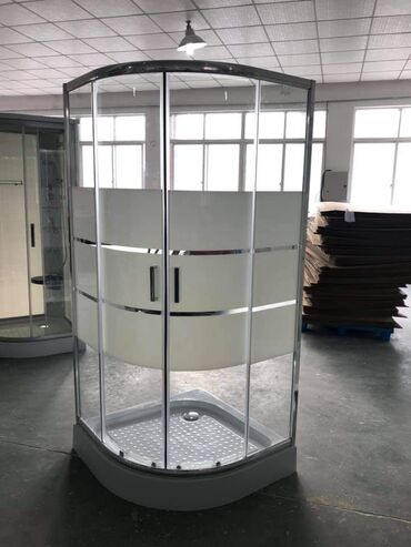 Duş kabinaları, arakəsmələr: Yeni Üstü açıq kabina, Düzbucaqlı, Ödənişli çatdırılma — 7