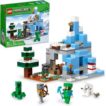 mjagkie igrushki minecraft: Lego Minecraft 21243 Ледяные пики ❄️ рекомендованный возраст 8+,304
