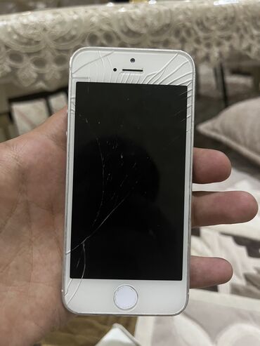 телефоны редми б у: IPhone 5, Колдонулган, 16 ГБ, Ак, Каптама