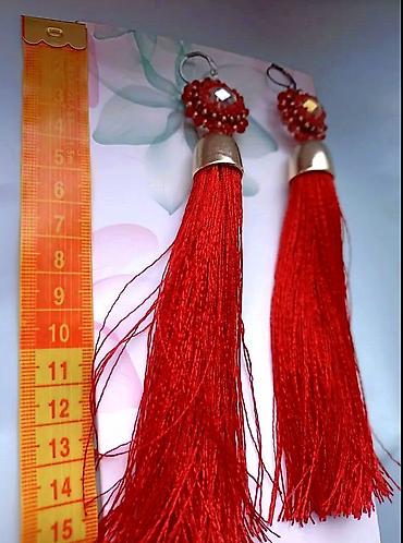 Серьги: Новые Серьги-кисти и Браслет с подвесками на руку. В стиле — 5