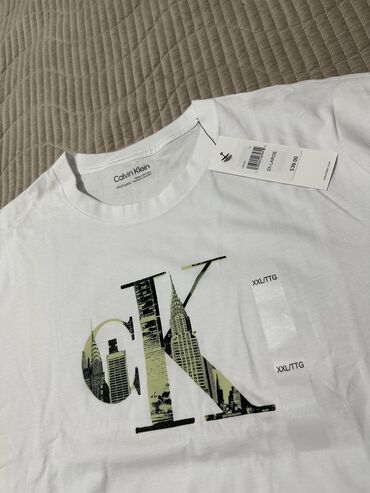Футболки: Футболка, Оверсайз, Calvin Klein, Новый, 2XL (EU 44)