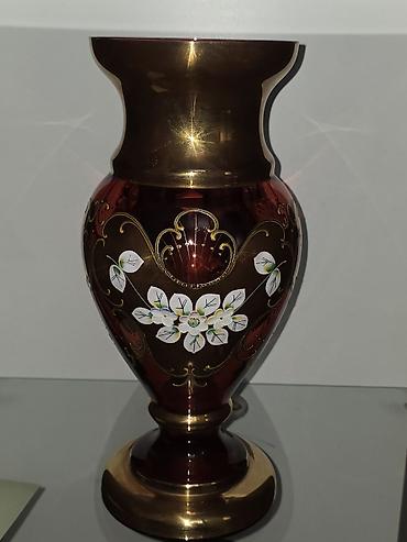 Вазы: Одна ваза, Богемское стекло — 1