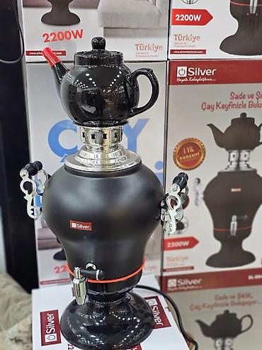 semaver: Elektrikli samovar silver model: sl-0045 elektri̇k semaver 4l — 3