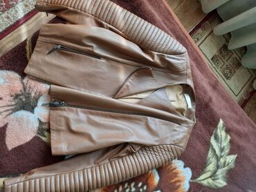 женская зимняя кожаная куртка: Кожаная куртка, L (EU 40)