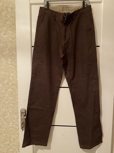 Классические Мужские брюки, ColinS, XL (EU 42), цвет - Коричневый