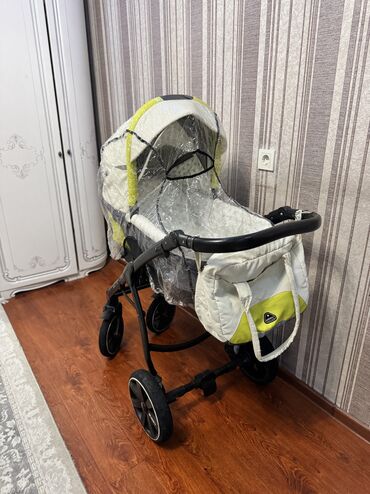 Коляски: Коляска, цвет - Желтый, Б/у — 8