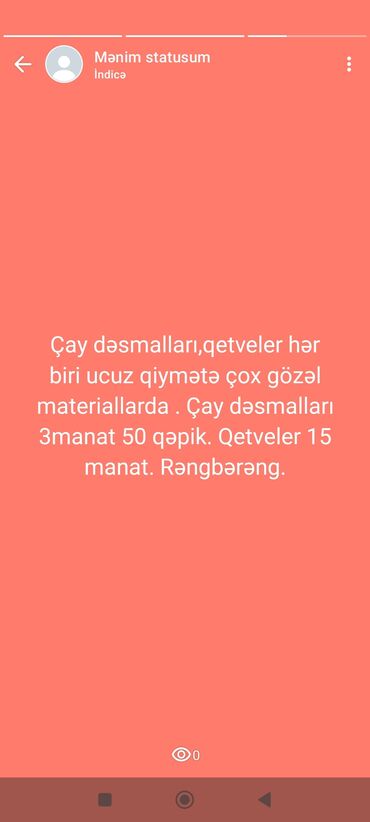 Dəsmallar: Dəsmallar