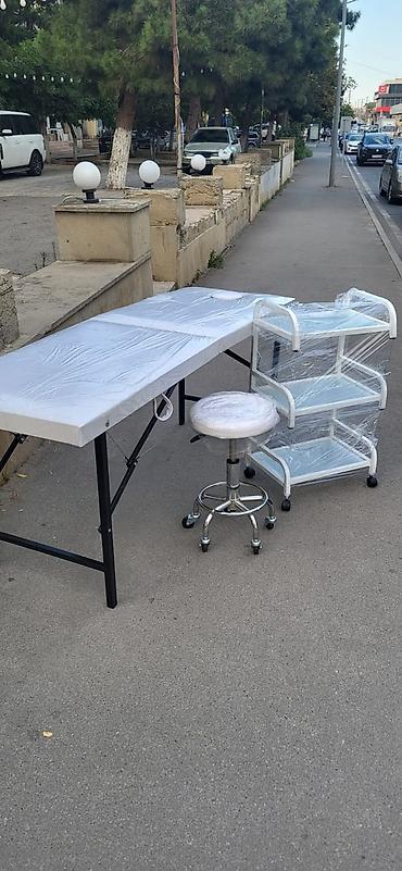 Kuşetkalar: Yeni, Masaj kuşetkası, Qatlanmayan, rəng - Ağ — 4