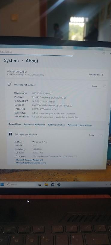 ноутбук с 1660 ti: ASUS TUF Gaming F16 oyun noutbuku - Ekran: 16 düym, nazik çərçivəli — 7