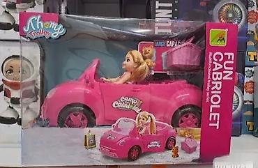 roze tn: Barbie auto za lutke 🚗💖 Preslatki roze Barbie auto sa lutkom i — 1