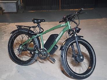 Спорт и хобби: Электровелосипед ZEEGR F1 (fatbike) - Прочная рама с внутренней — 1