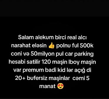 авто под выкуп бишкек: Cpm hesabi - Hesabda 500k coni və 50 milyon oyun pulu - 120-dən çox — 1