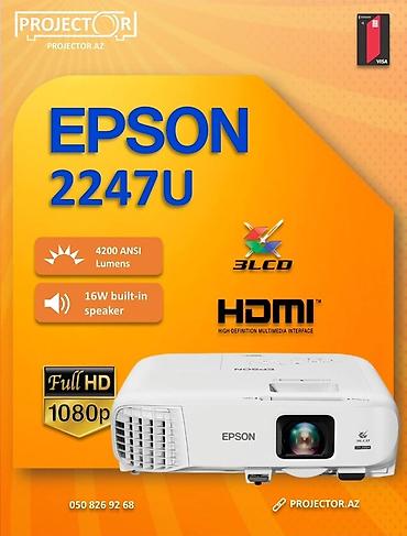 aile tv: İşlənmiş Stasionar Proyektor Epson, Ünvandan götürmə, Pulsuz çatdırılma, Ödənişli çatdırılma — 1