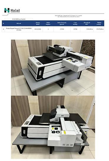 termal printer: Printer Digital Nuocai UV NC-UV0609PEIII - UV düz səth printeri — 1
