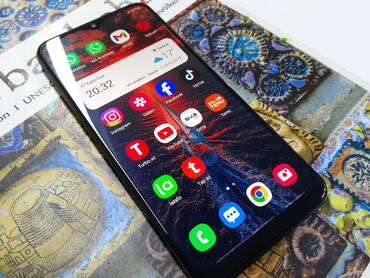запчасти на телефон флай изи 3: Samsung Galaxy A50, 64 ГБ, цвет - Синий, Гарантия, Кнопочный, Сенсорный