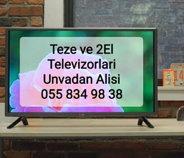 Televizorlar: Teze ve ikinci El Televizorlari unvdan en yuksek qiymetle Alisi
