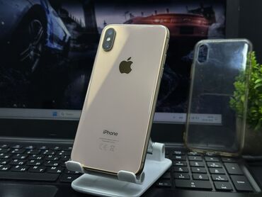 xs iphone: IPhone Xs, Колдонулган, 64 ГБ, Алтын, Каптама, Коргоочу айнек, 78 %