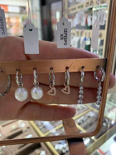 Серебряные серьги: Серебряные серьги, Проба 925, Женские, Новый — 11