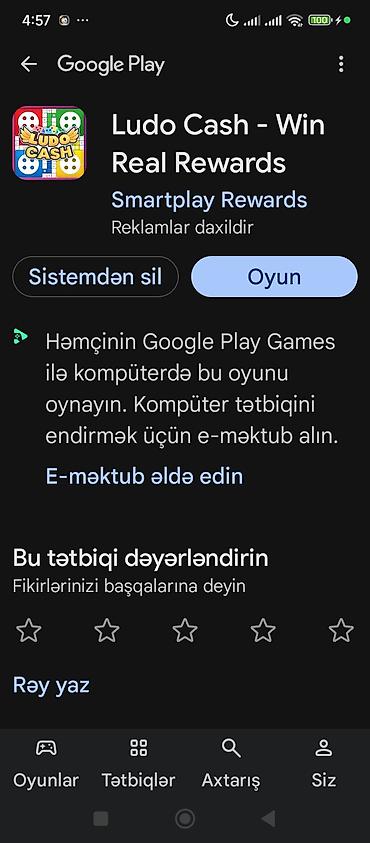 pişikli oyunlar: Ludo Cash – Win Real Rewards mobil oyunu - Nəşriyyat: Smartplay — 1