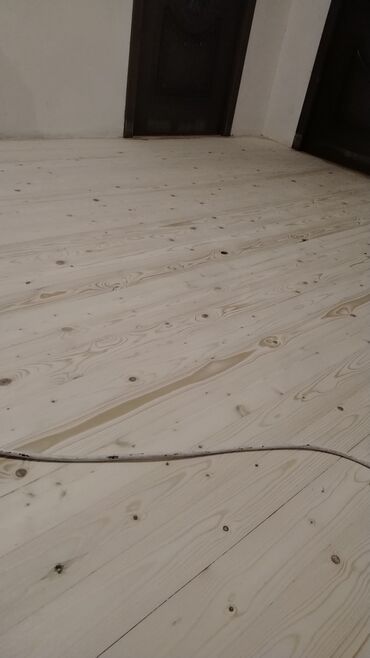 Döşəmə işləri: Taxta döşəmə cilalama və laklama xidməti - Şəkillərdə: ev və — 12