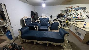 Ремонт, реставрация мебели: Реставрация мягкой мебели более 15 лет успешной работы на рынке; — 15
