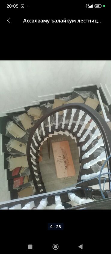 Деревянные лестницы: Деревянная лестница Для дома, Бесплатный замер, Форма лестницы: Много-маршевая, Стиль: Классический — 20