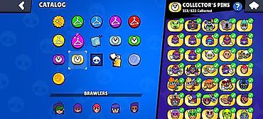 ikona: Brawl Stars hesabı – zəngin kosmetik kolleksiya - Kataloq bölməsi — 2
