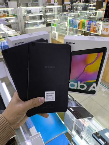 Планшеты: Планшет, Samsung, память 32 ГБ, 9" - 10", 4G (LTE), Б/у, Классический цвет - Черный