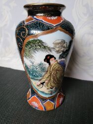 Ostali antikviteti: Vaza 1950g+ Royal Satauma rucno oslikana,24-na pozlata. Japanska — 6
