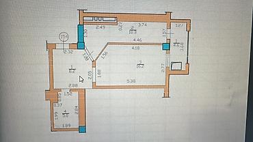 атлантис жк: 1 комната, 44 м², Элитка, 12 этаж, Евроремонт — 7